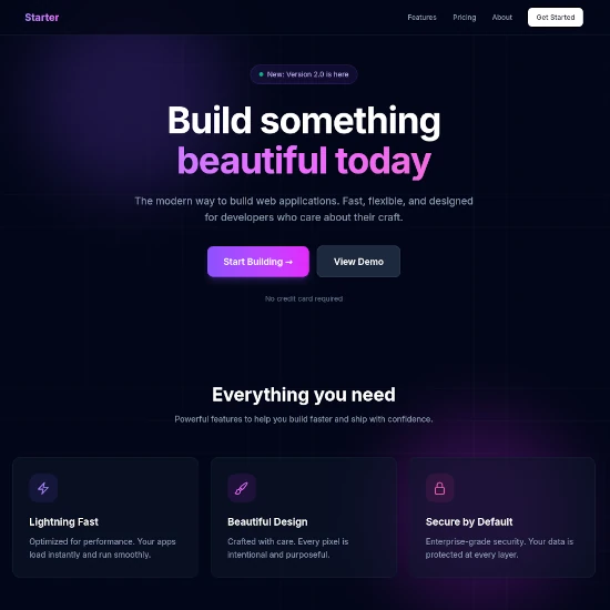 Landing Page