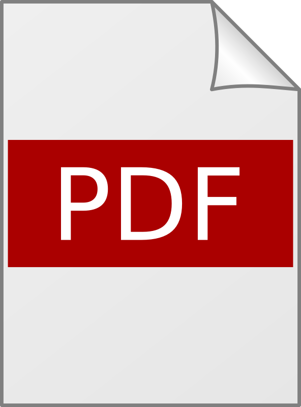Icon PDF - &Iacute;cone
